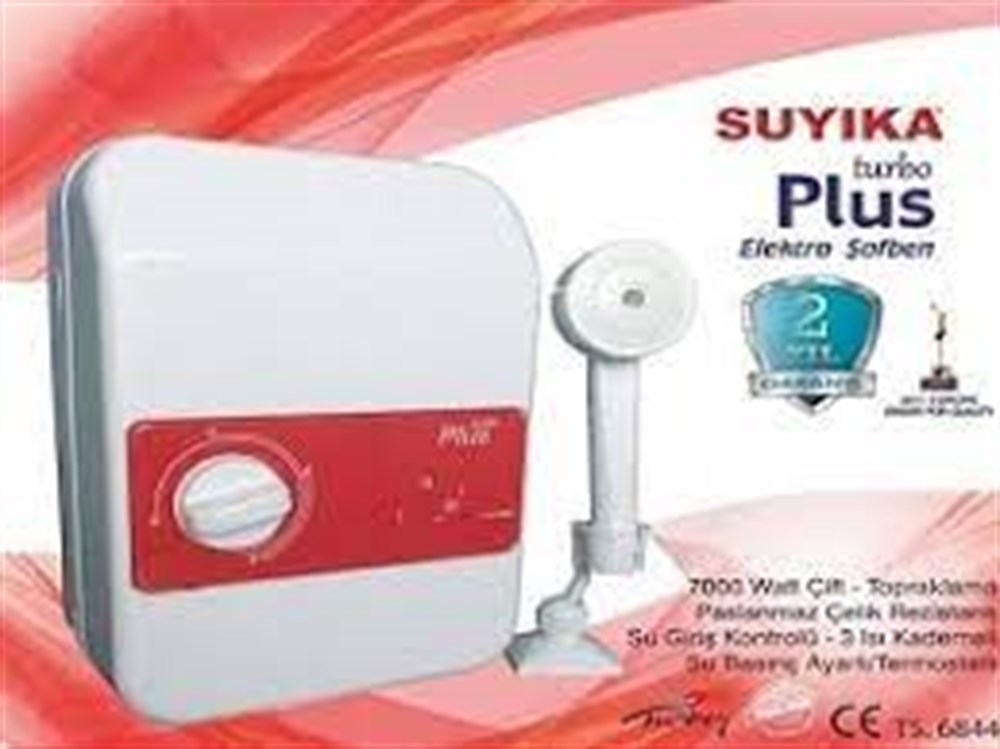 Suyika Turbo Plus Elektrikli Banyo Şofben  Ani Su Isıtıcı