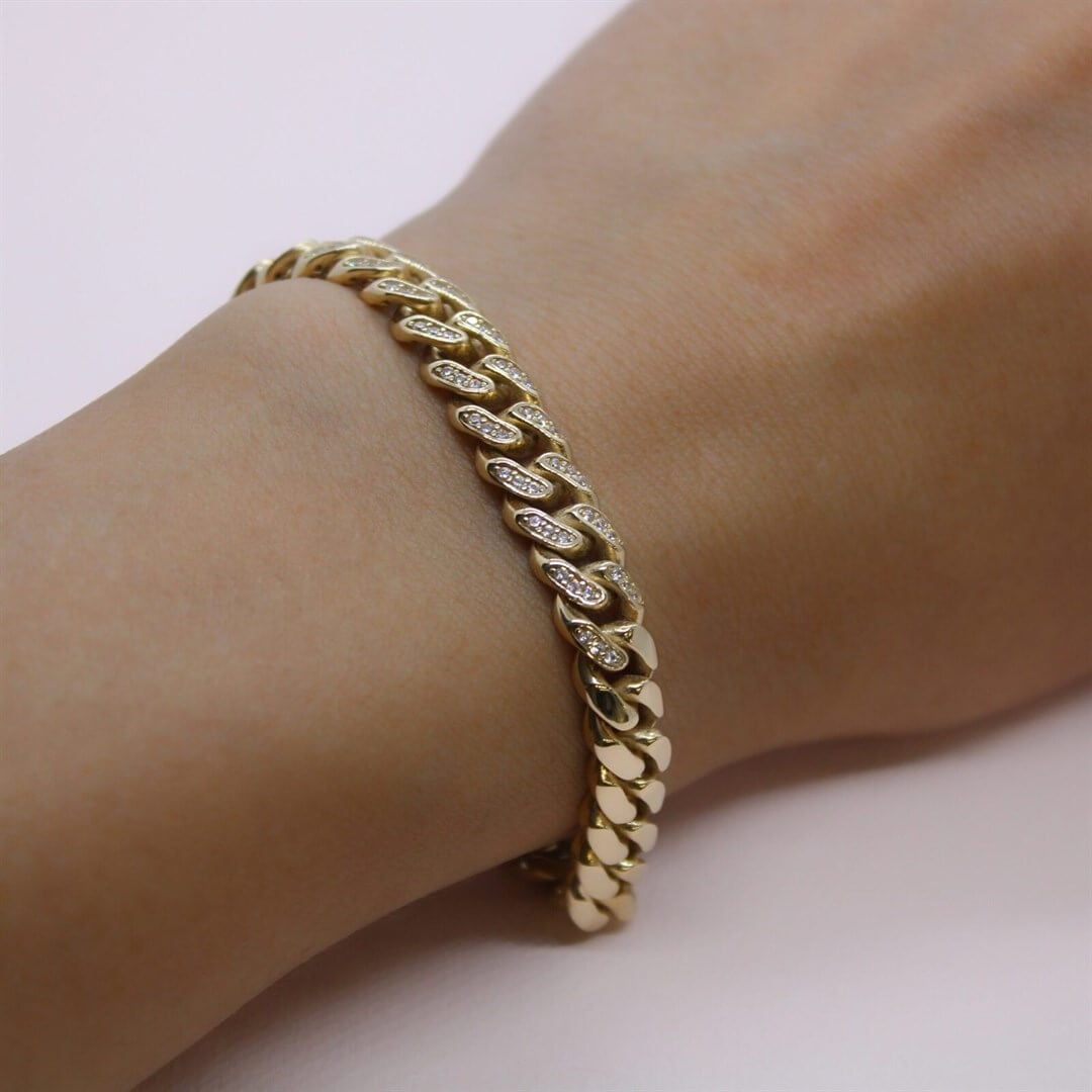 Gourmet Bileklik – Bold Ortası Taşlı – 8 mm