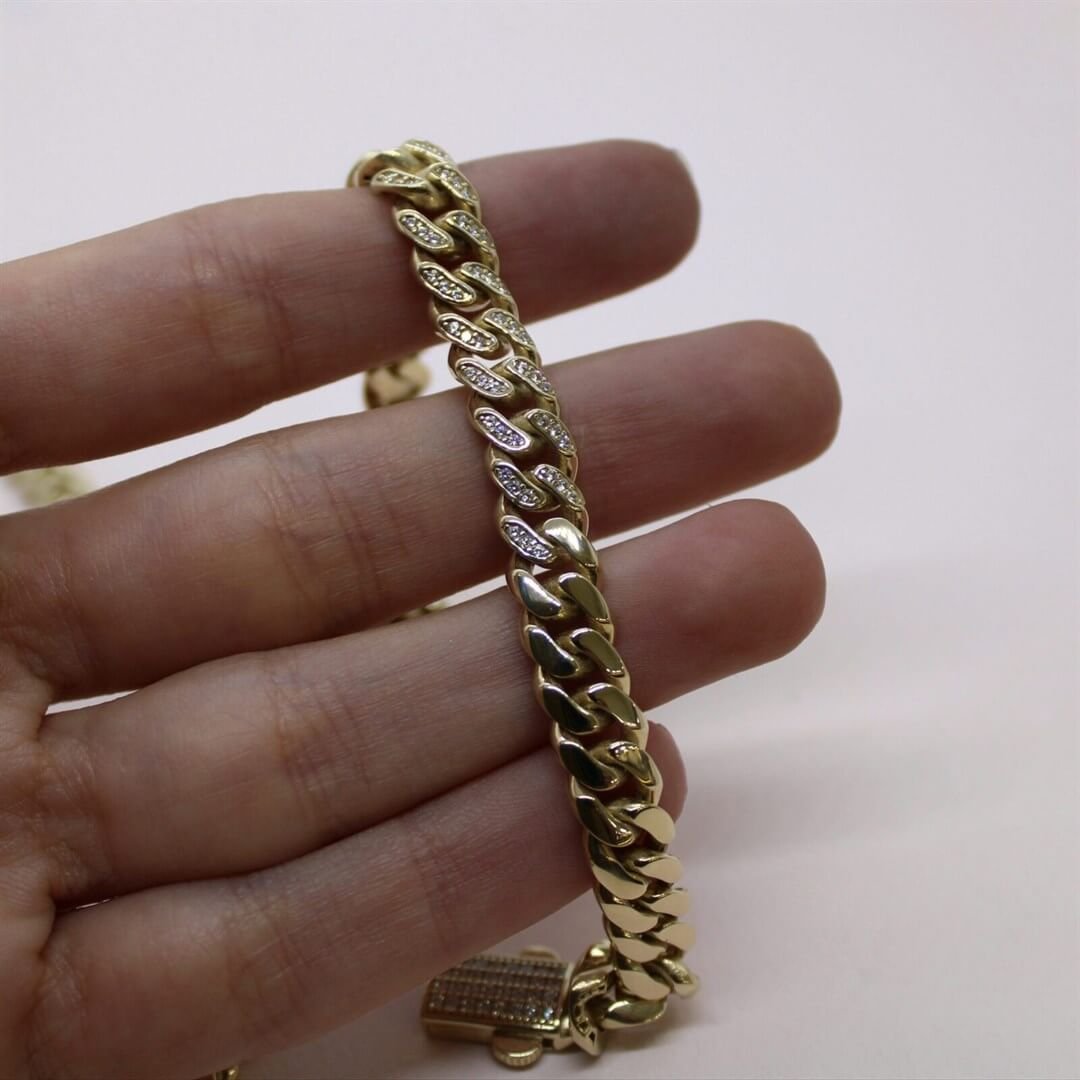 Gourmet Bileklik – Bold Ortası Taşlı – 8 mm