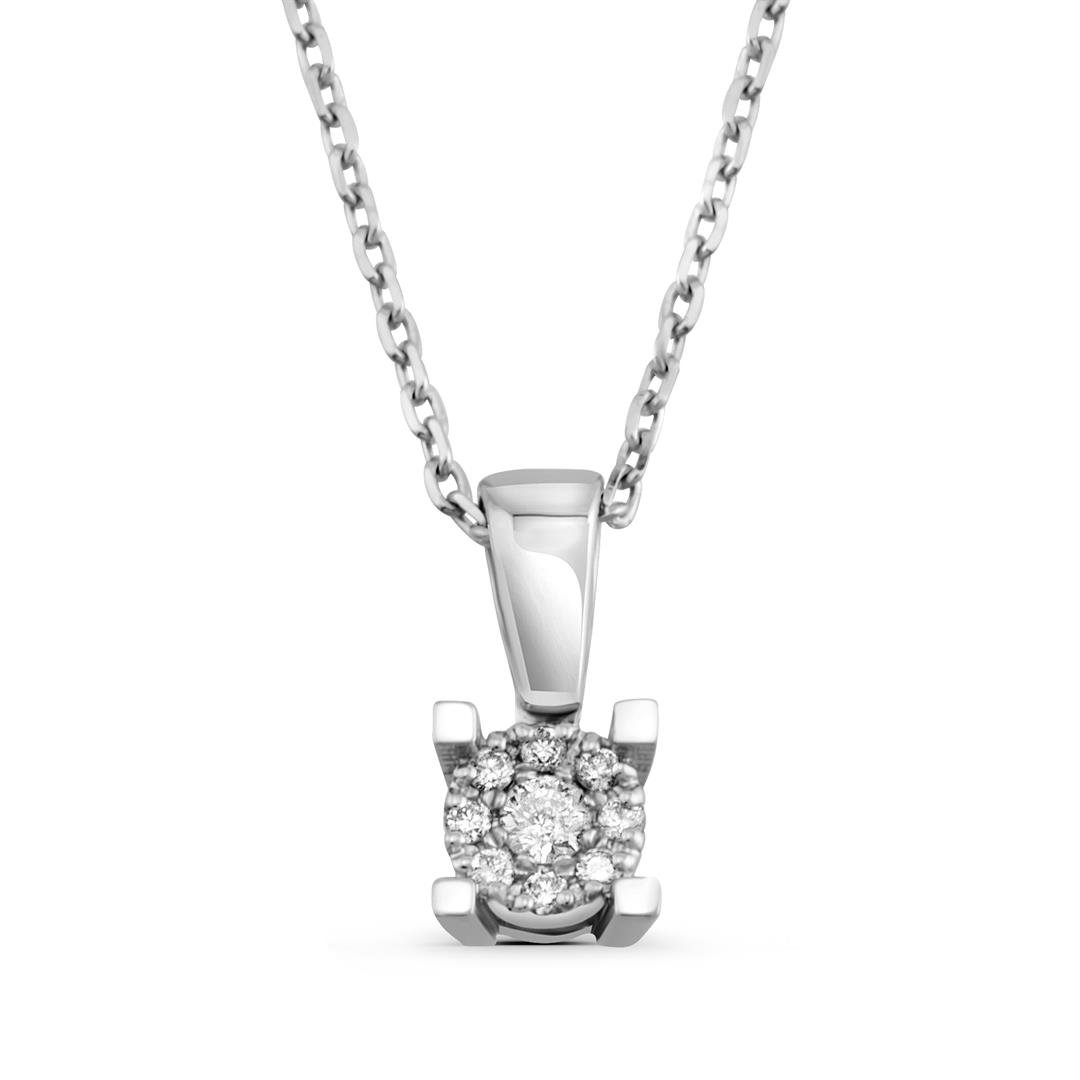 Pırlanta Kolye0.09 Karat Pırlanta Altın Kolye - Penna Jewels