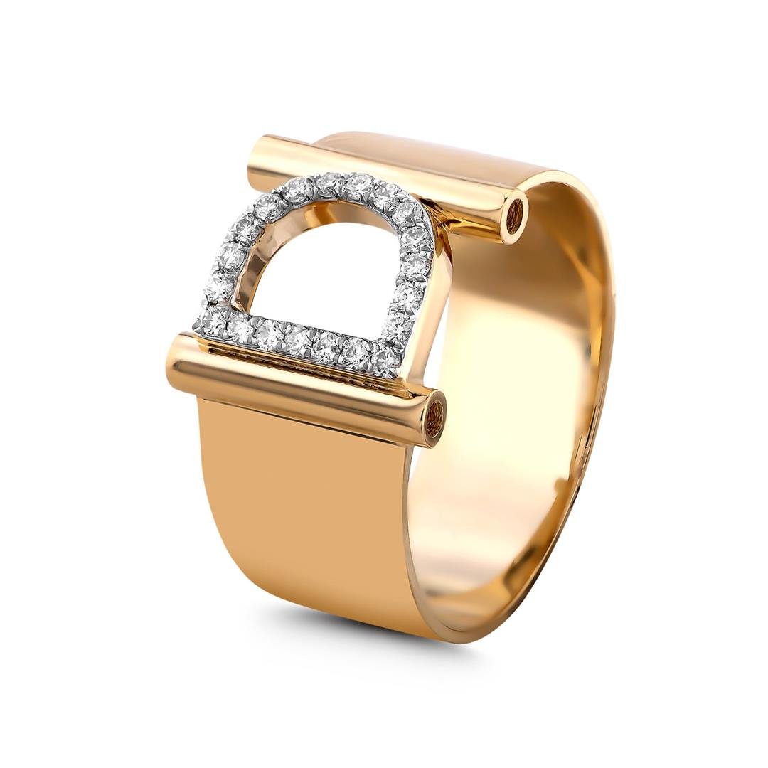 Pırlanta Yüzük0.9 Karat Pırlanta Harf Yüzük - D Harfi - Penna Jewels