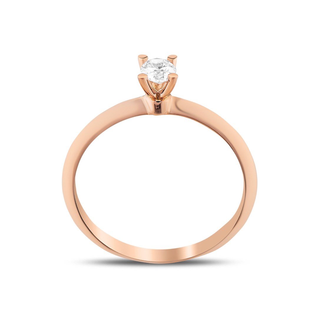 TekTaş YüzükOval Pırlanta Tektaş Yüzük - 0.24 karat - Penna Jewels Diamond