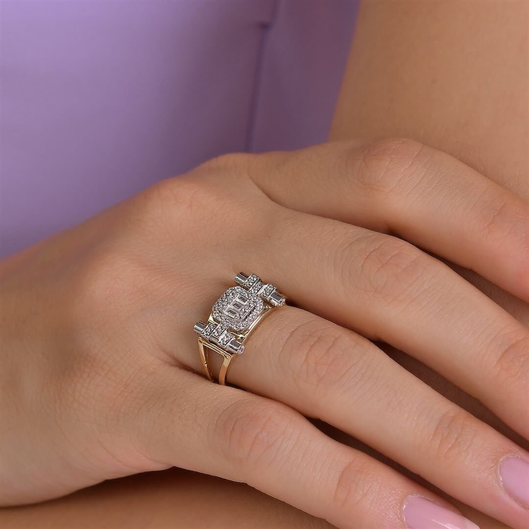 Altın TakıAltın Bold Yüzük – Claris - Penna Jewels