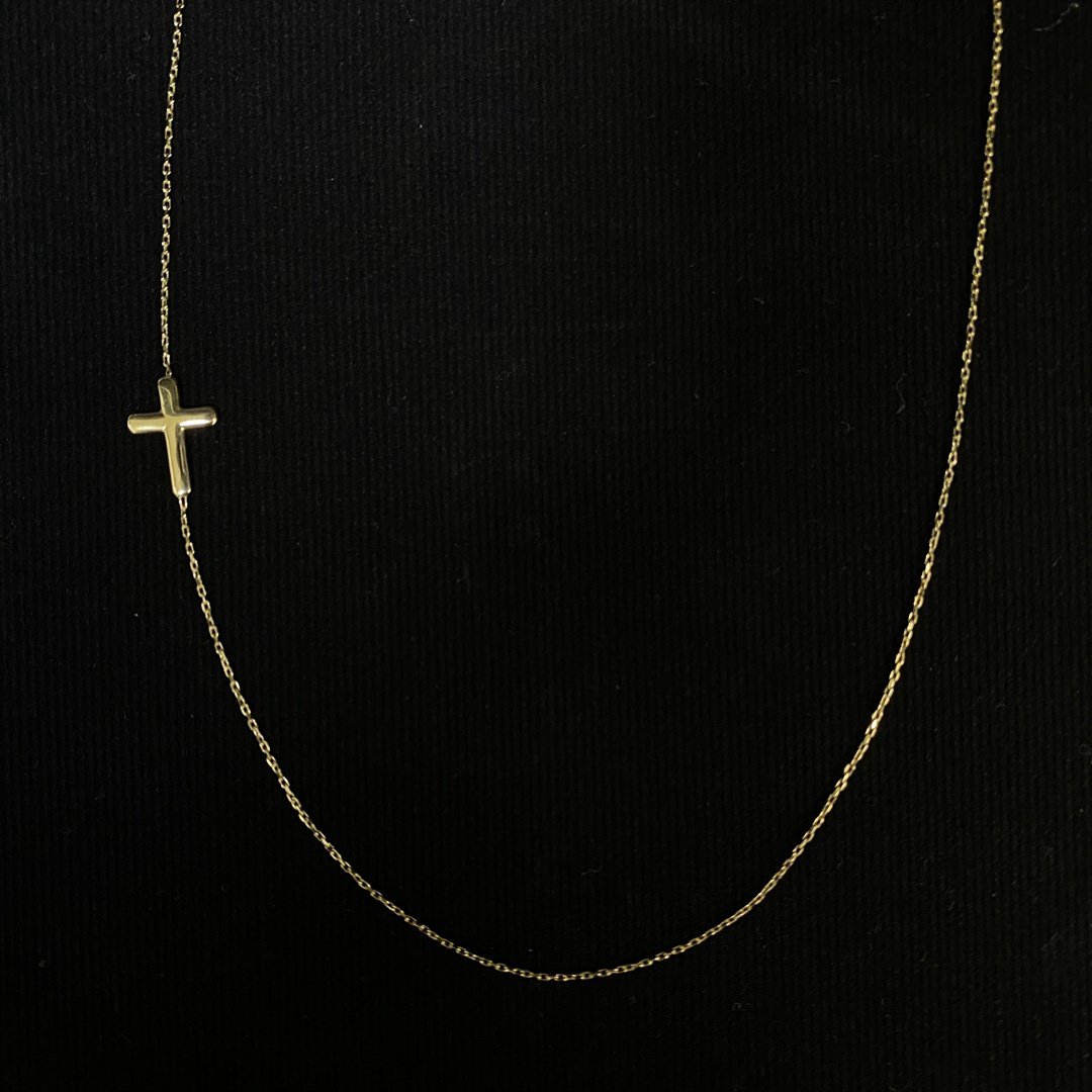 KolyeHaç Sembolü Altın Kolye - Cross - Penna Jewels