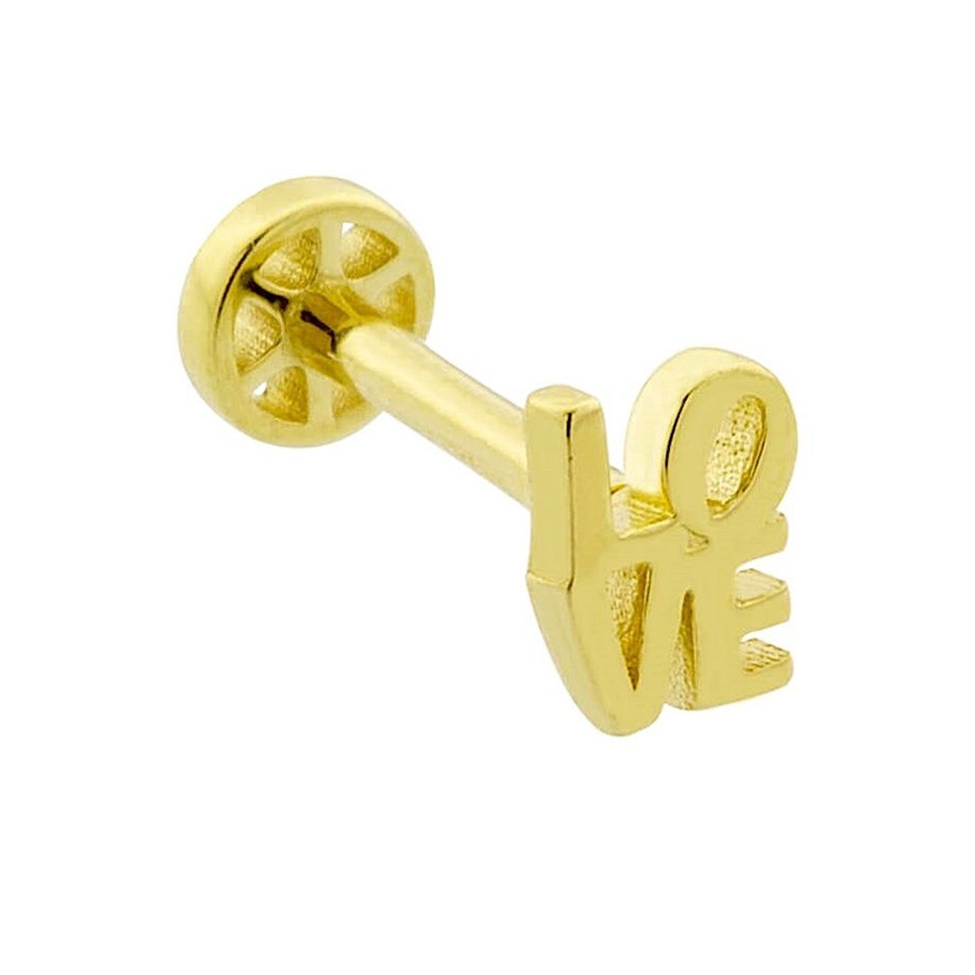Tragus PiercingLove Altın Piercing