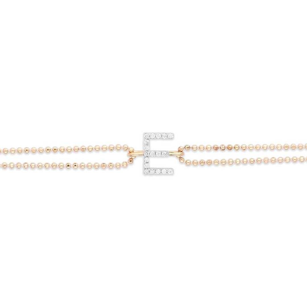 Pırlanta BileklikPırlanta Harf Bileklik - E - Initial - Penna Jewels