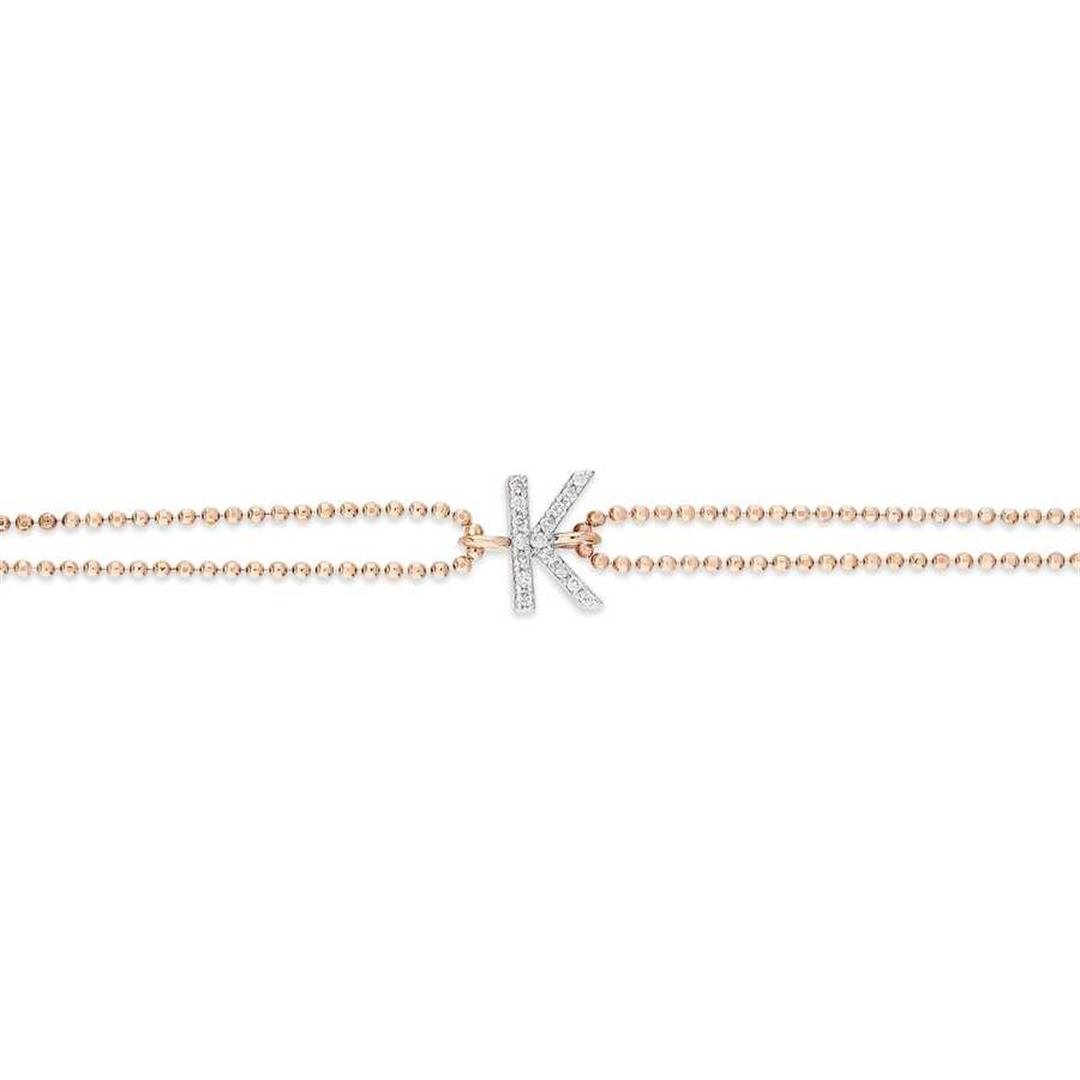 Pırlanta BileklikPırlanta Harf Bileklik - K - Initial - Penna Jewels