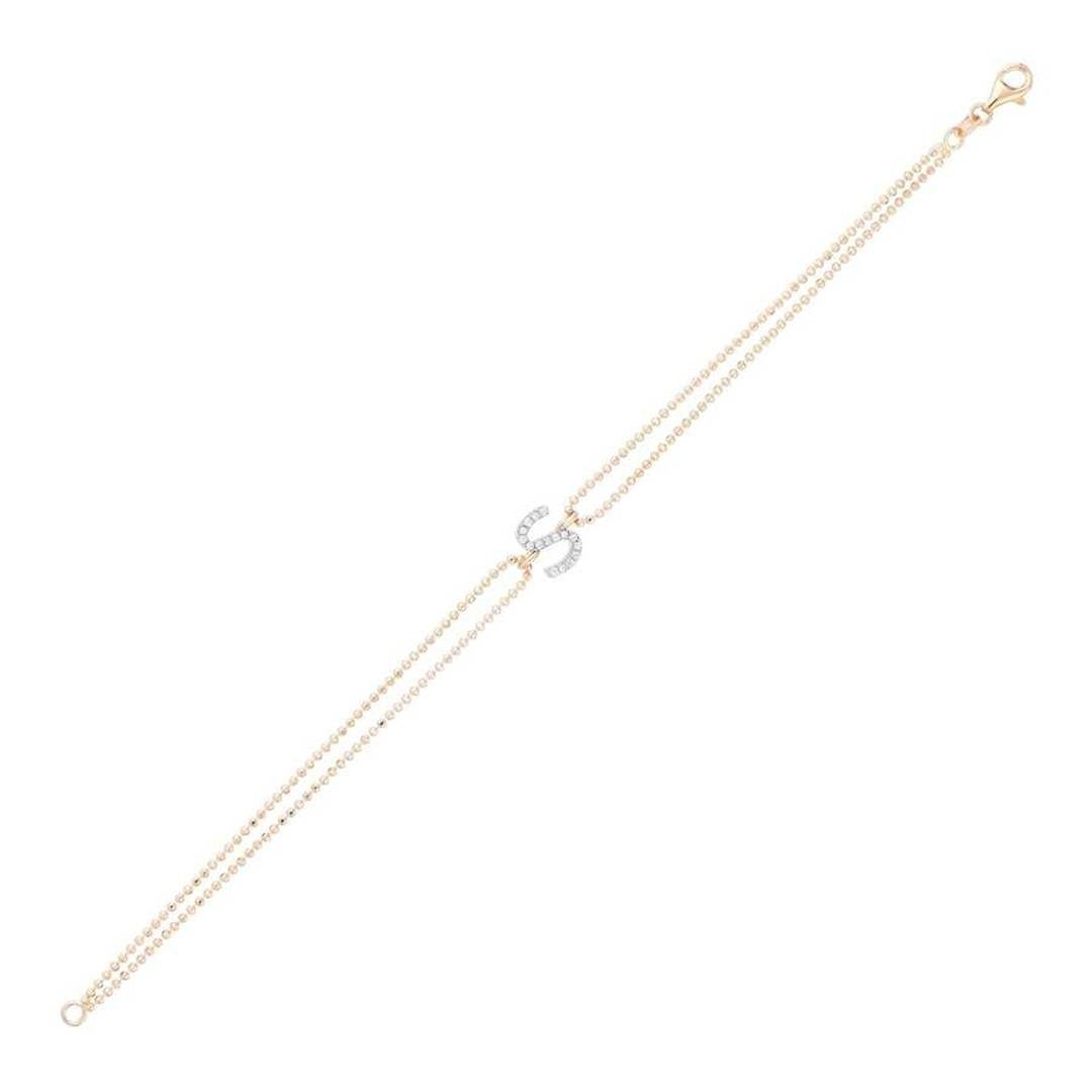 Pırlanta BileklikPırlanta Harf Bileklik - S - Initial - Penna Jewels