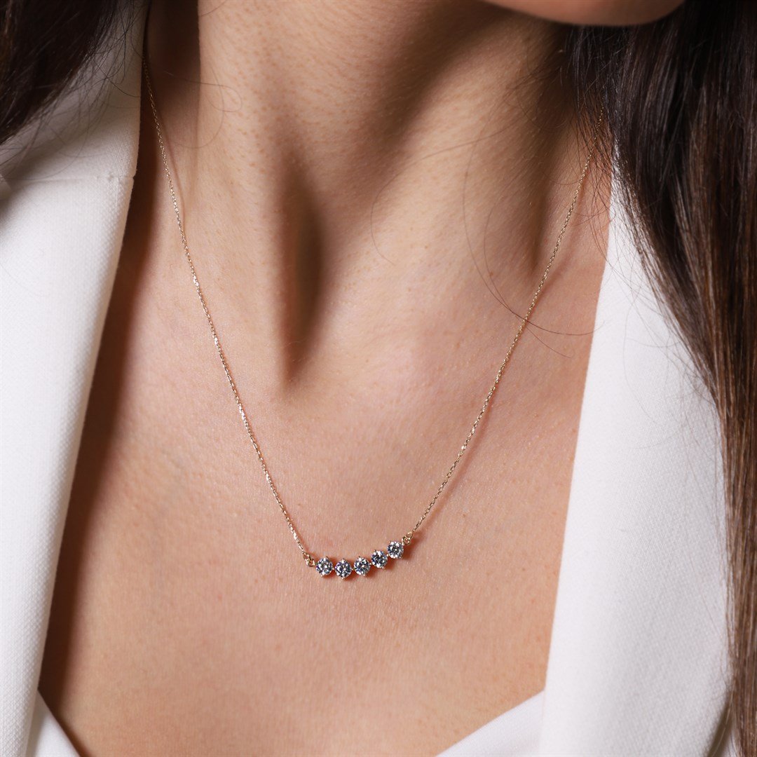 KolyeÇift Sıra İnci Choker Kolye-Pearly  - Penna Jewels