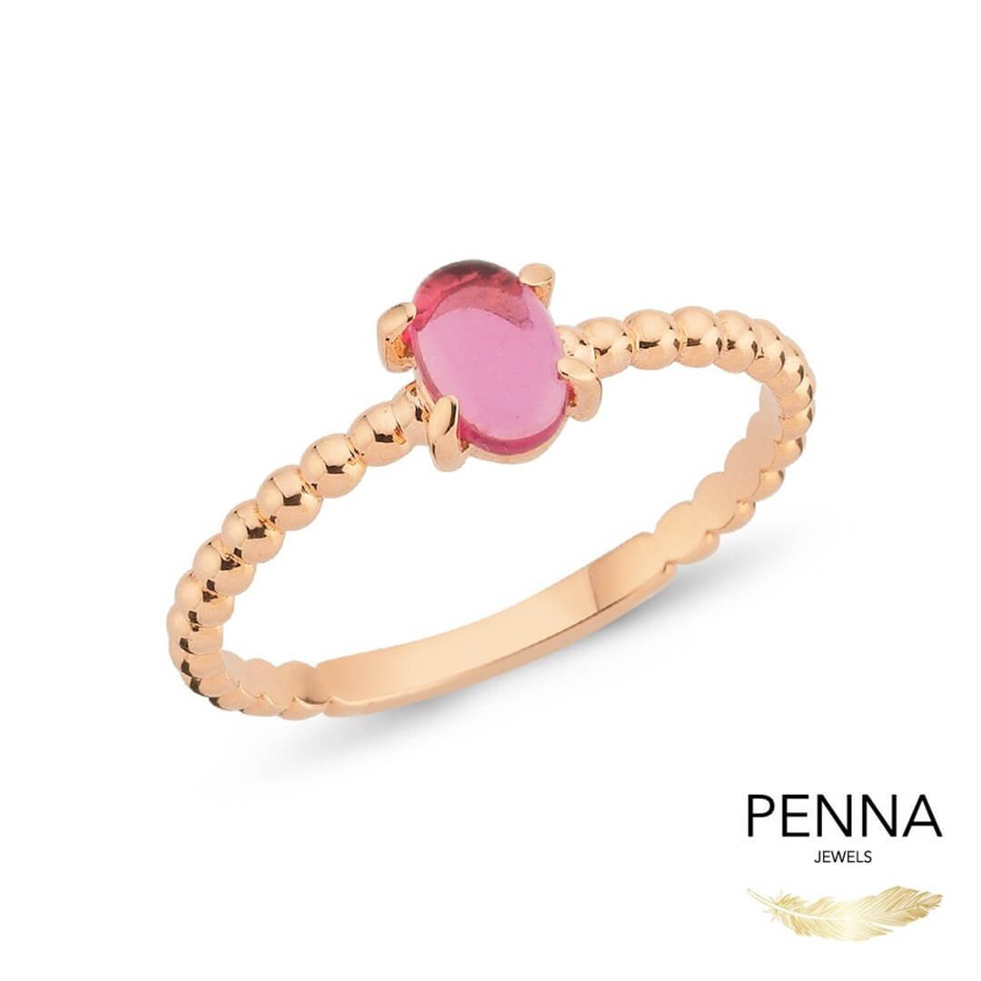 Rhodolite Alice Yüzük – Oval