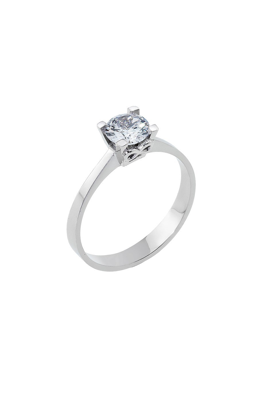  8 Ayar Altın Tektaş Yüzük