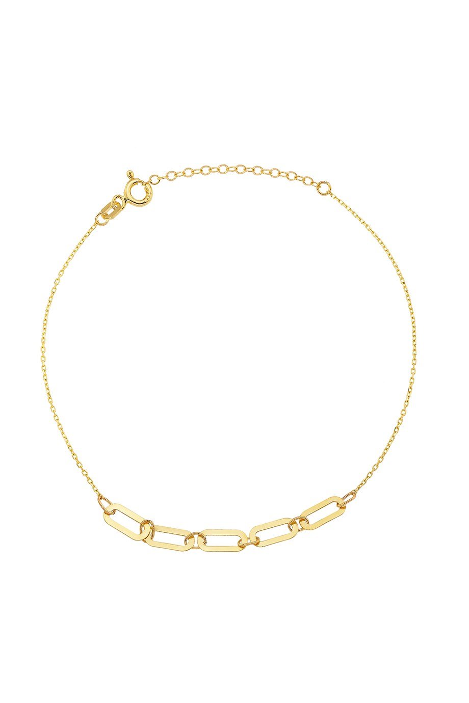 14 Ayar Altın Beşli Modern ve Şık Atac Bileklik