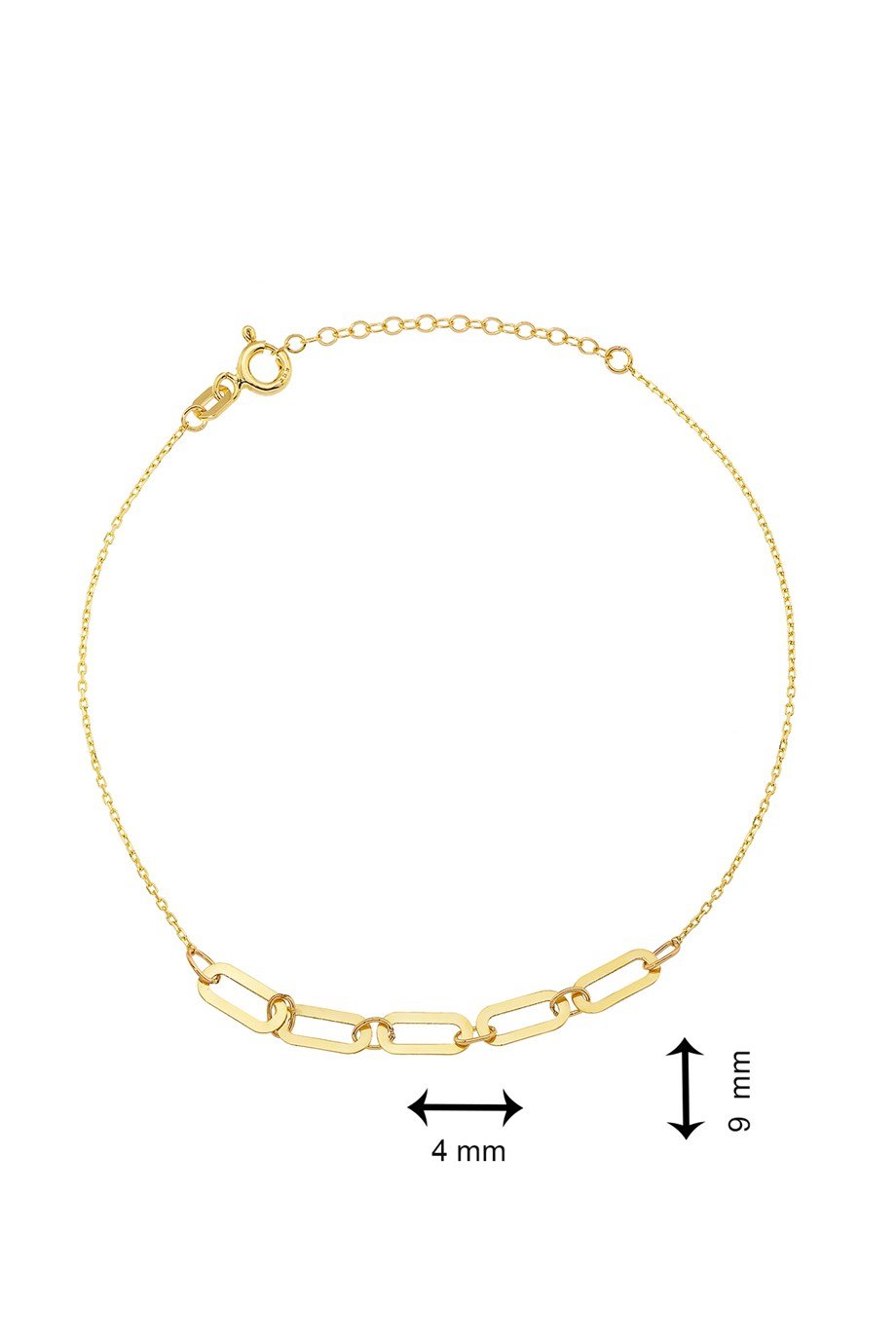 14 Ayar Altın Beşli Modern ve Şık Atac Bileklik