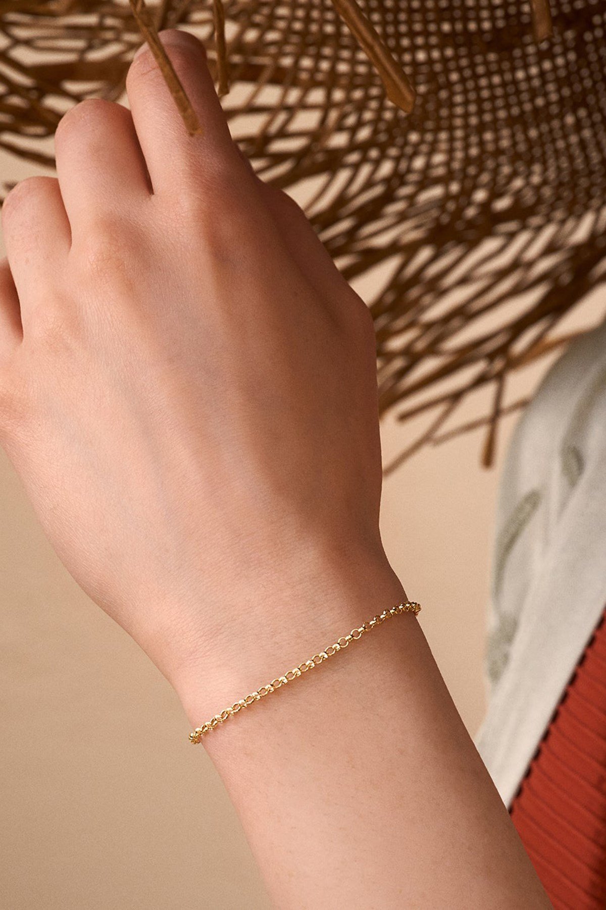 14 AYAR ALTIN DOCH ZİNCİRLİ BİLEKLİK