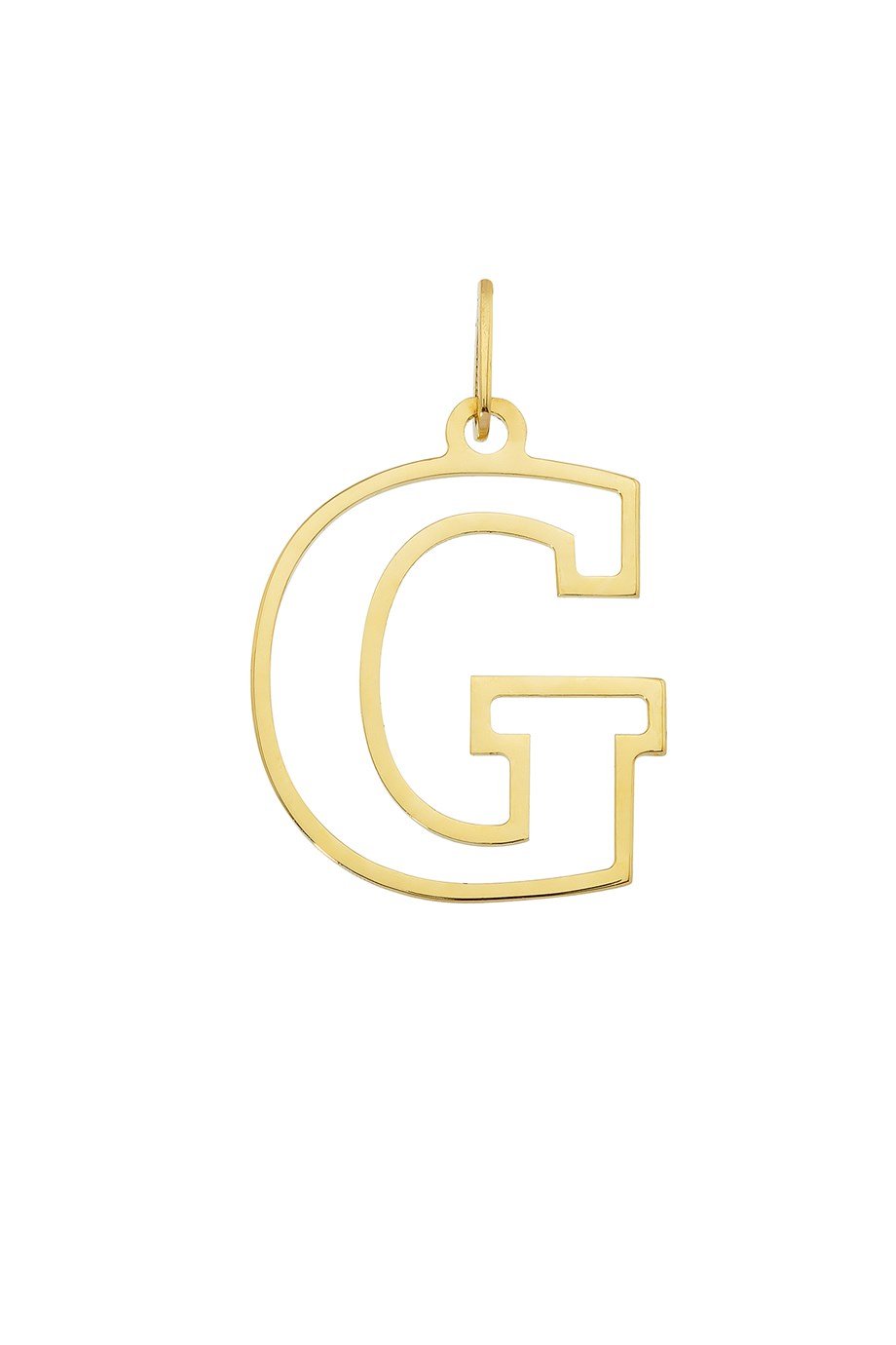 14 AYAR ALTIN G HARFİ KADIN KOLYE UCU