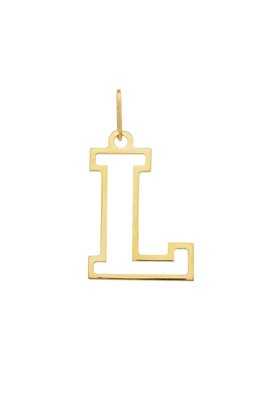 14 AYAR ALTIN L HARFİ KADIN KOLYE UCU