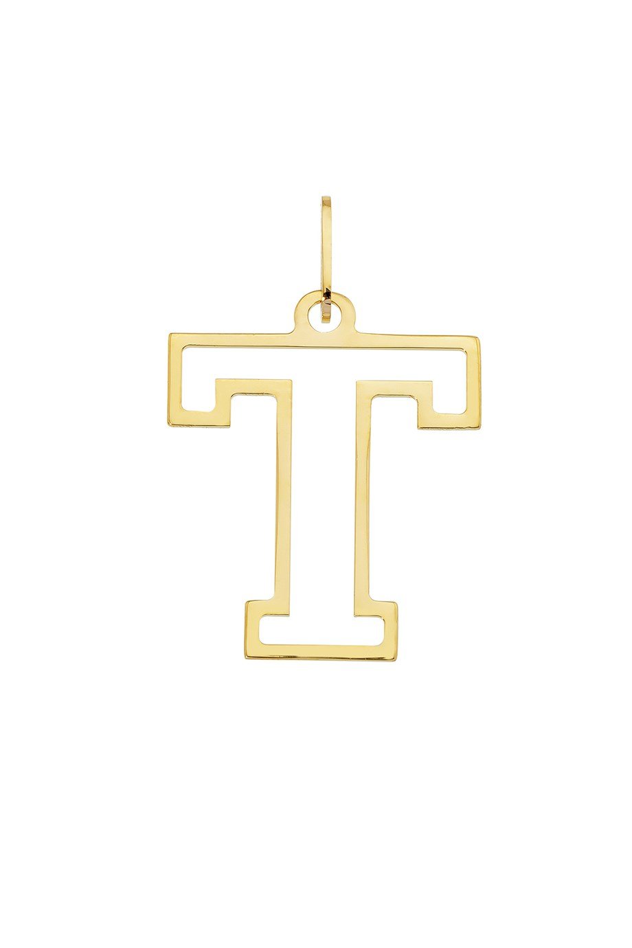 14 AYAR ALTIN T HARFİ KADIN KOLYE UCU