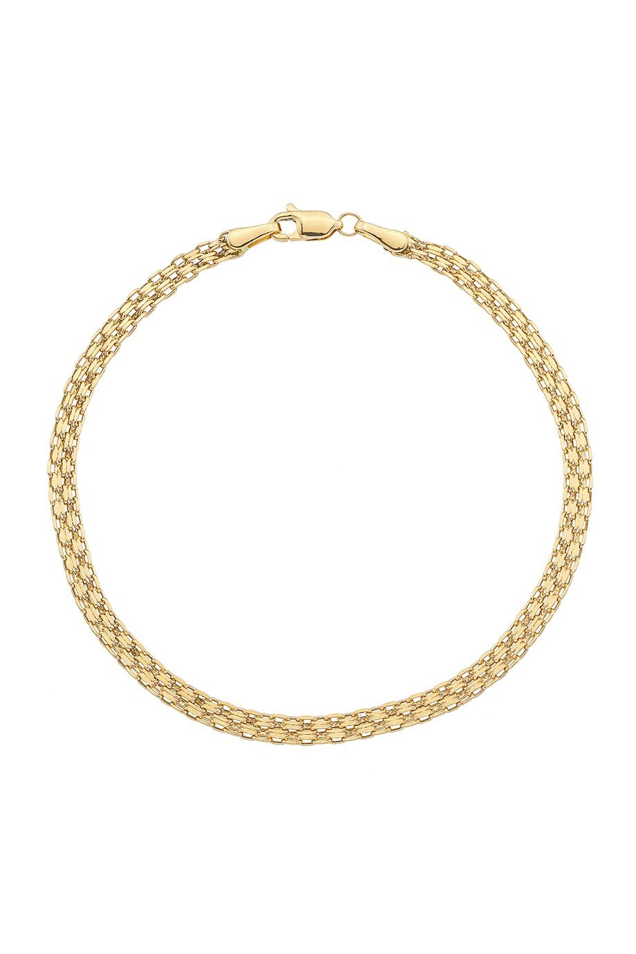 14 Ayar Altın Zincir Şık Bileklik