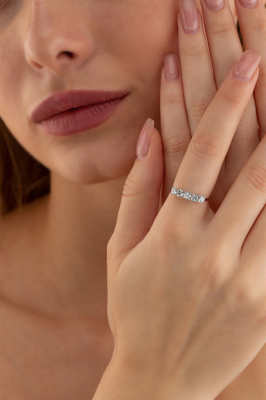 8 Ayar Altın Beştaş Yüzük