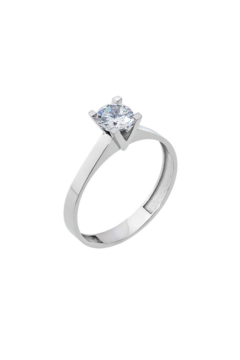 8 Ayar Altın Tektaş Modeli  Yüzük