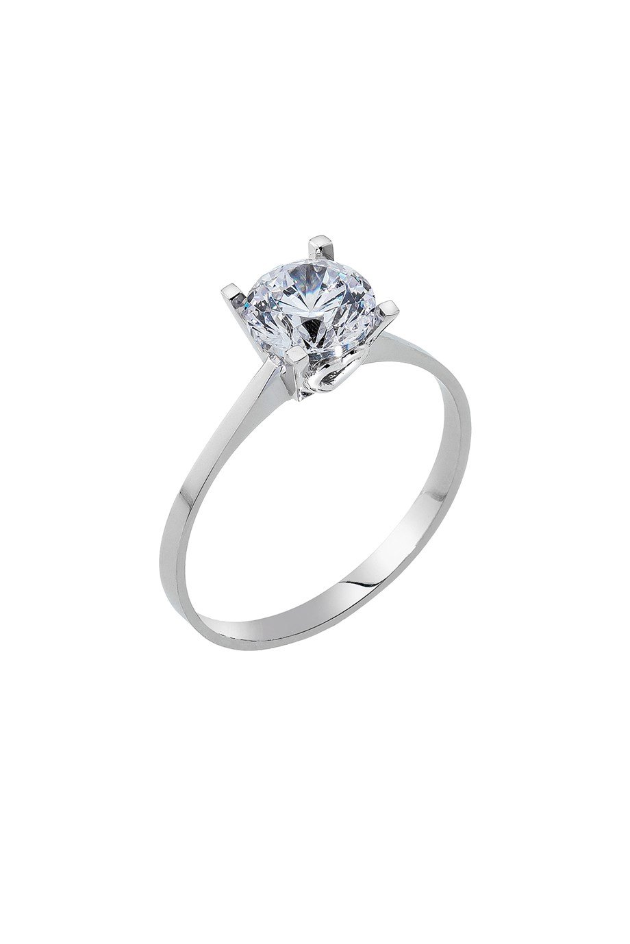 8 Ayar Altın Tektaş Yüzük