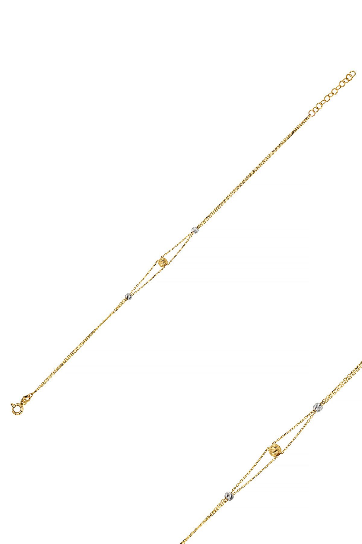 ÇİFT ZİNCİRLİ DORİCA TOPLU BİLEKLİK