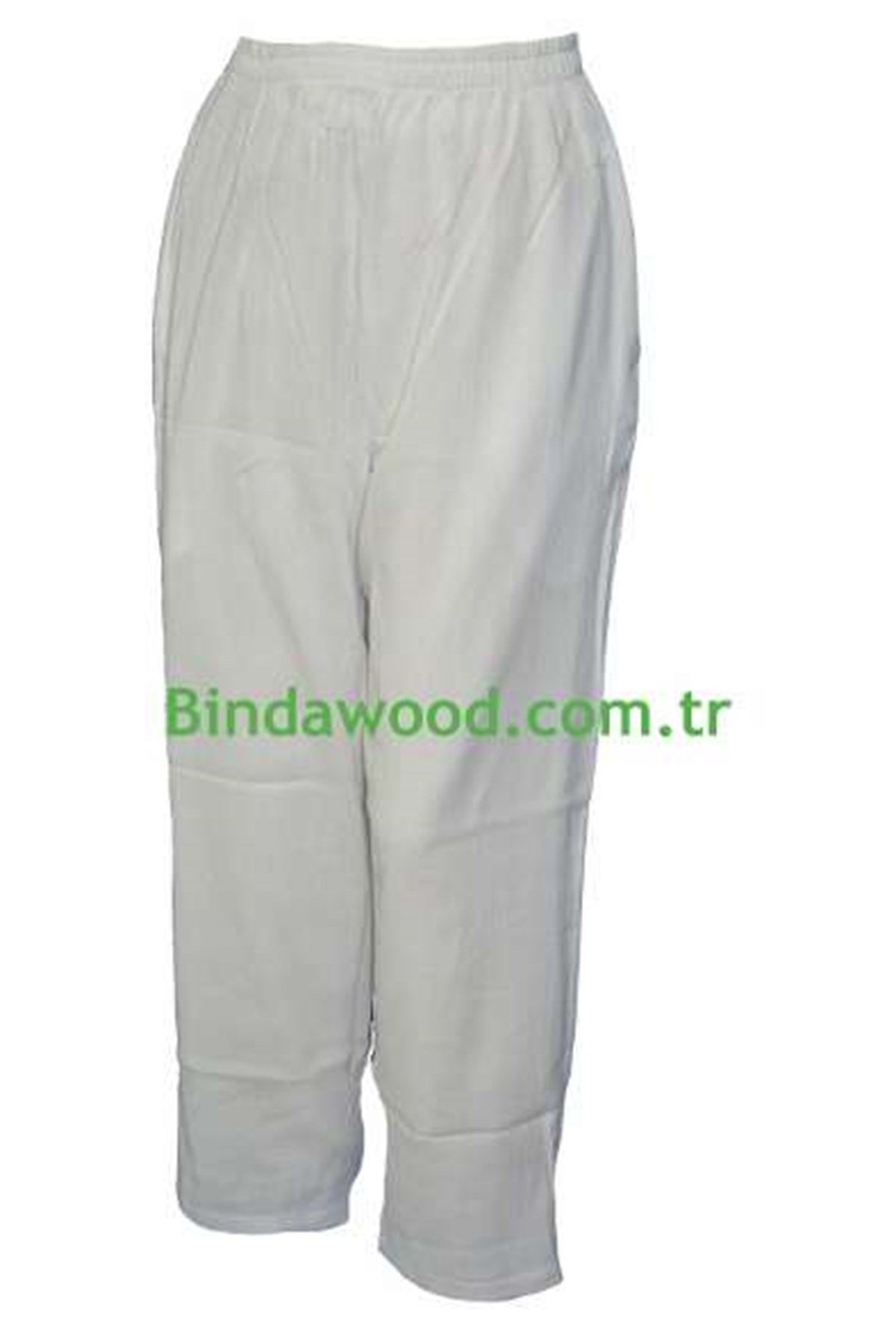 Beyaz Şilebezi Yarım Şalvar Pantolon