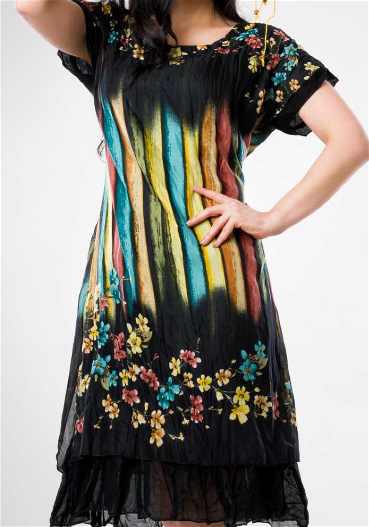 Bürümcük Yarım Kol Elbise