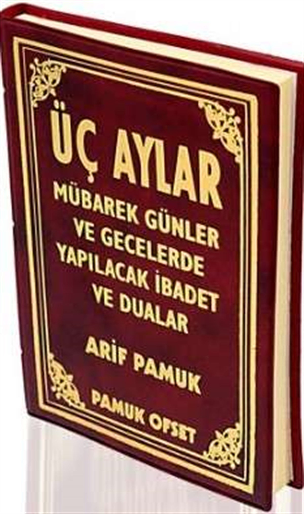 Cep Boy Plastik Kapak Üç Aylar ve Mübarek Gün ve Geceler Üç Aylar 005