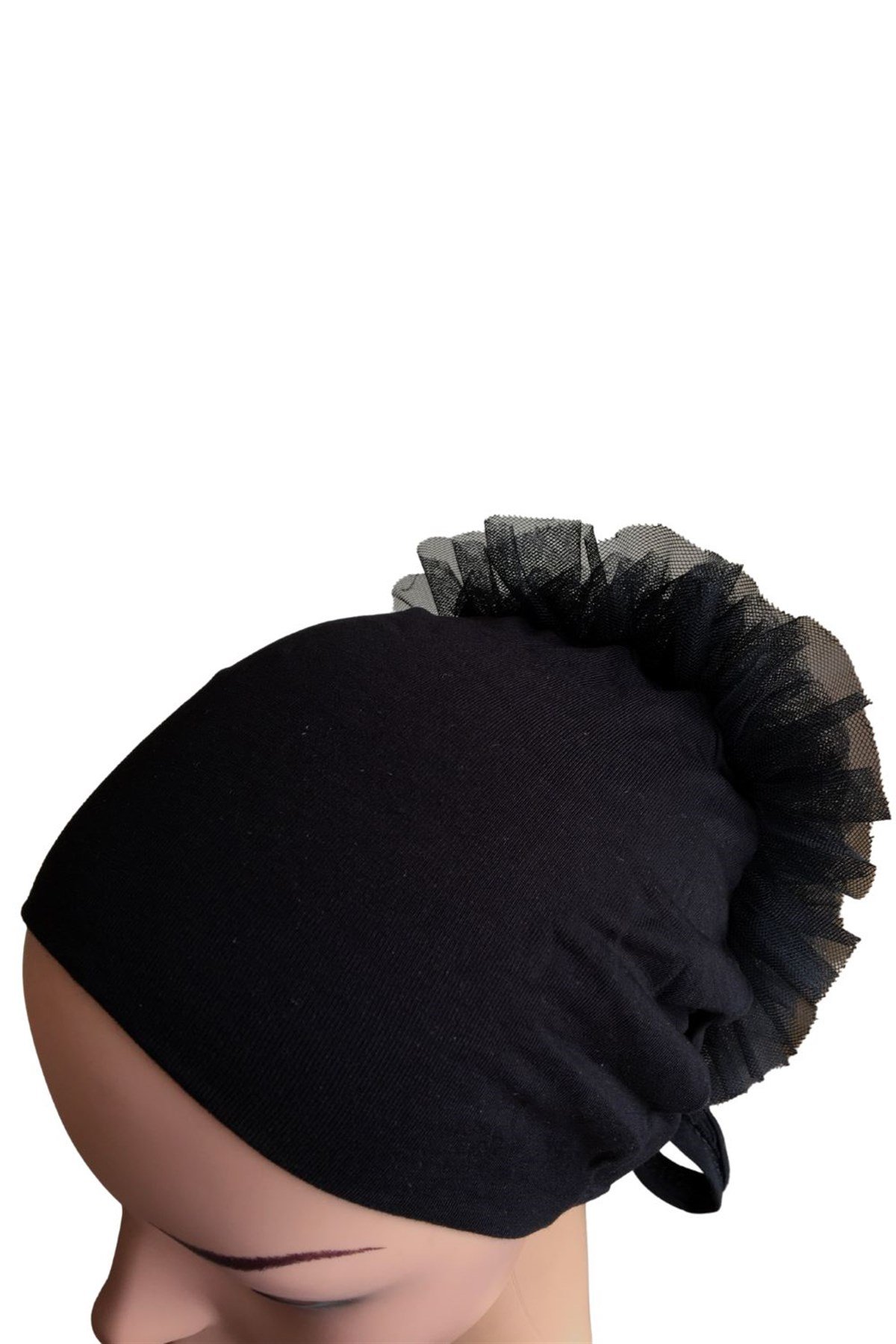 Dikişsiz Kıvırcık Siyah Bone