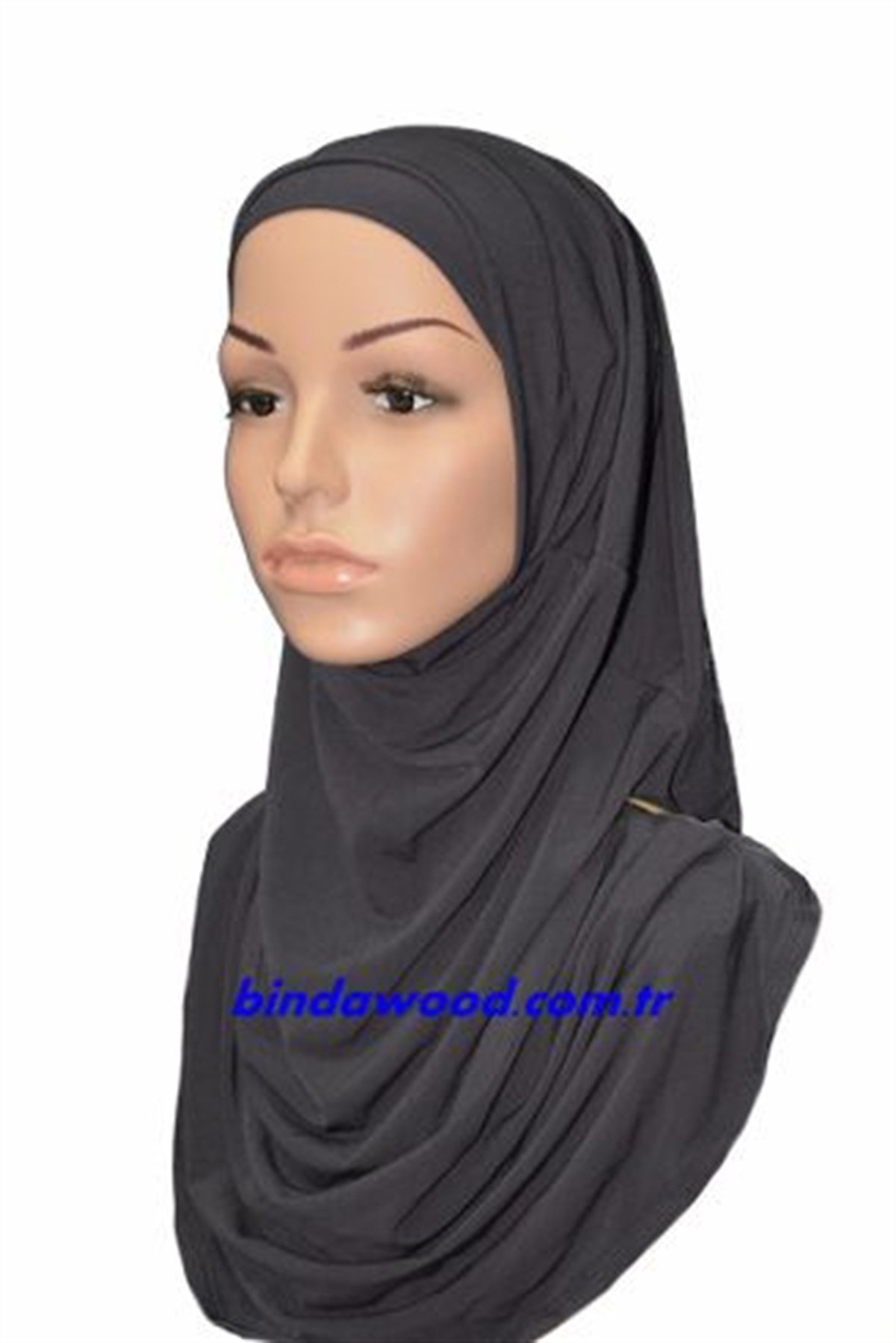 Füme Renk Pratik Eşarp