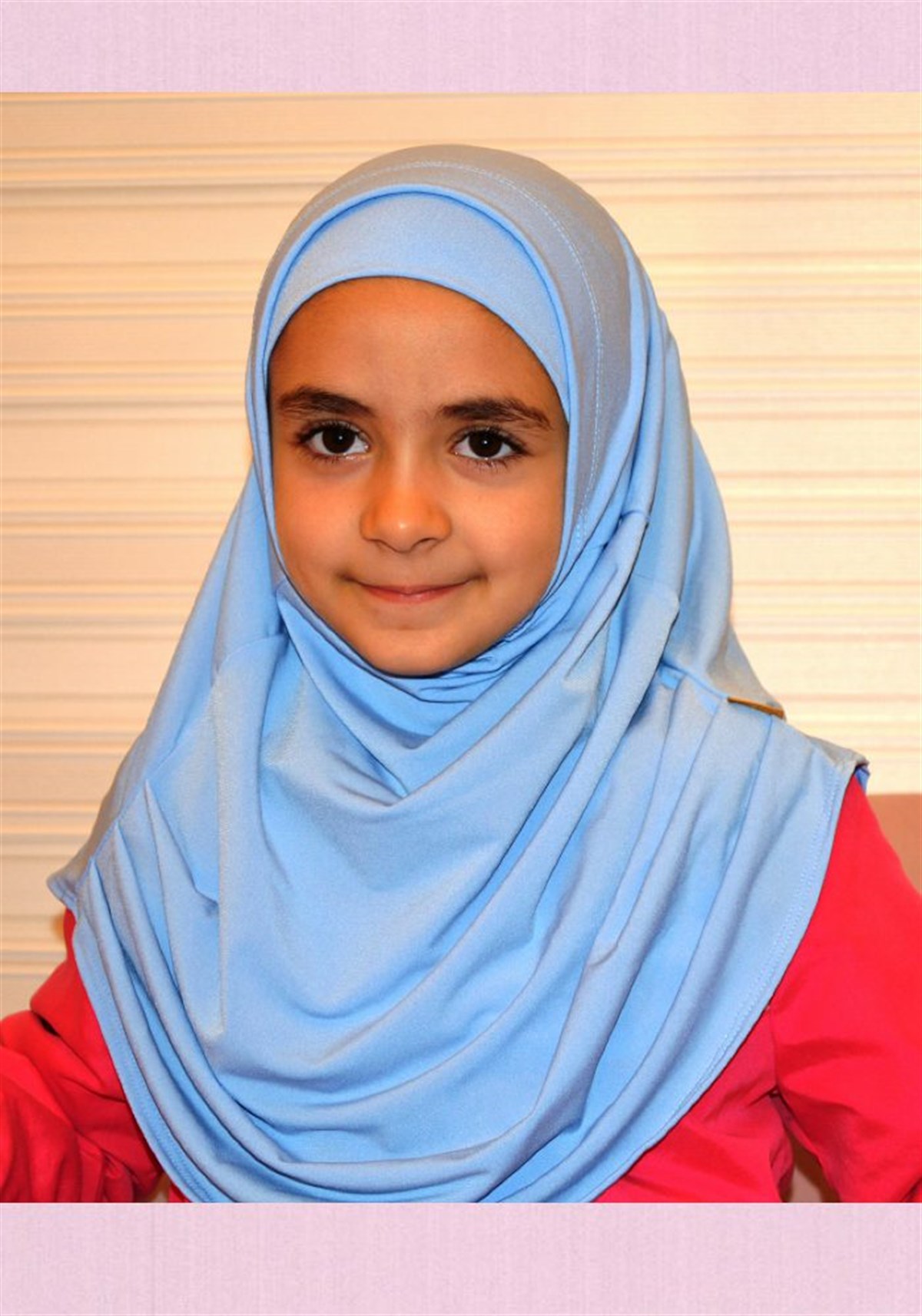 Gök Mavisi Çocuk Pratik Eşarp