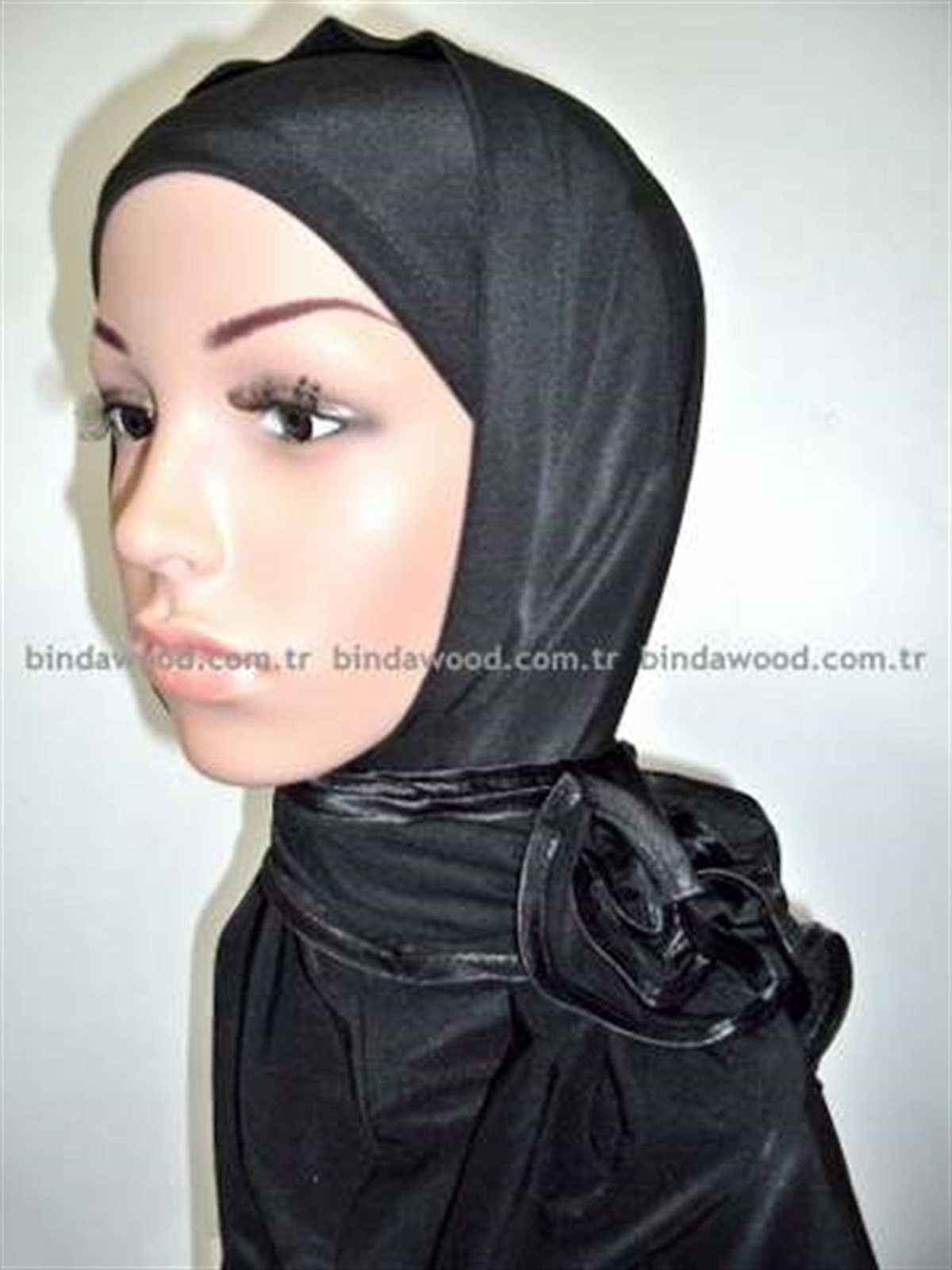Hazır Türban 2 Parça Siyah