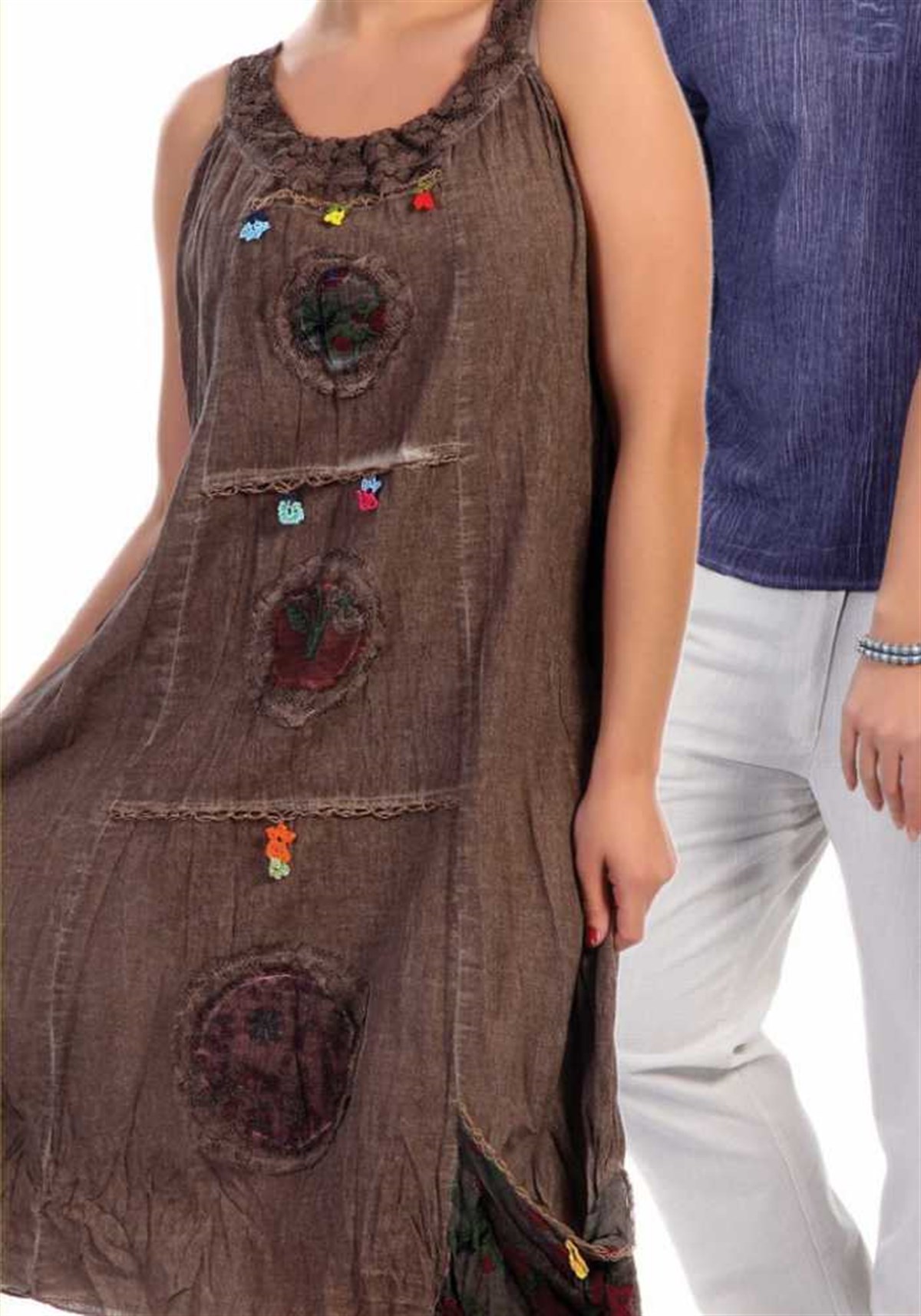 Keten Askılı Elbise