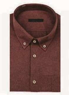 Navy blue plaid model flannel shirt