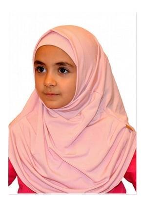 Pembe Çocuk Pratik Eşarp