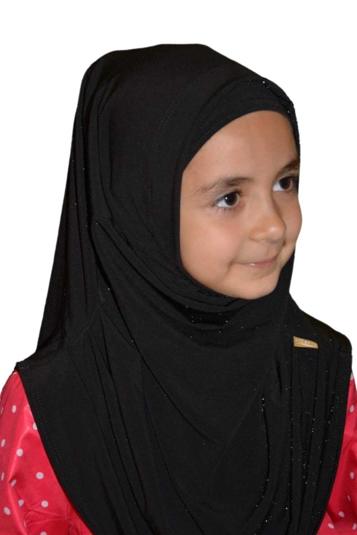 Siyah Çocuk Pratik Eşarp