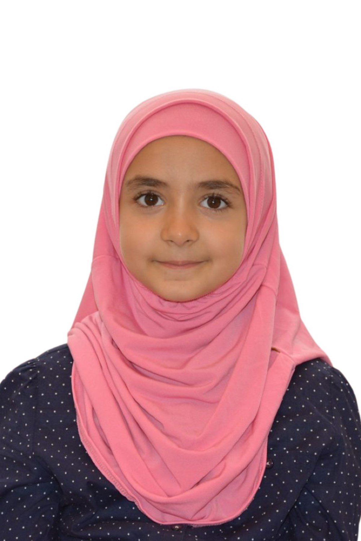 Toz Pembe Çocuk Pratik Eşarp