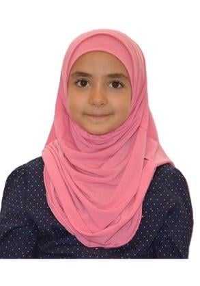 Toz Pembe Çocuk Pratik Eşarp