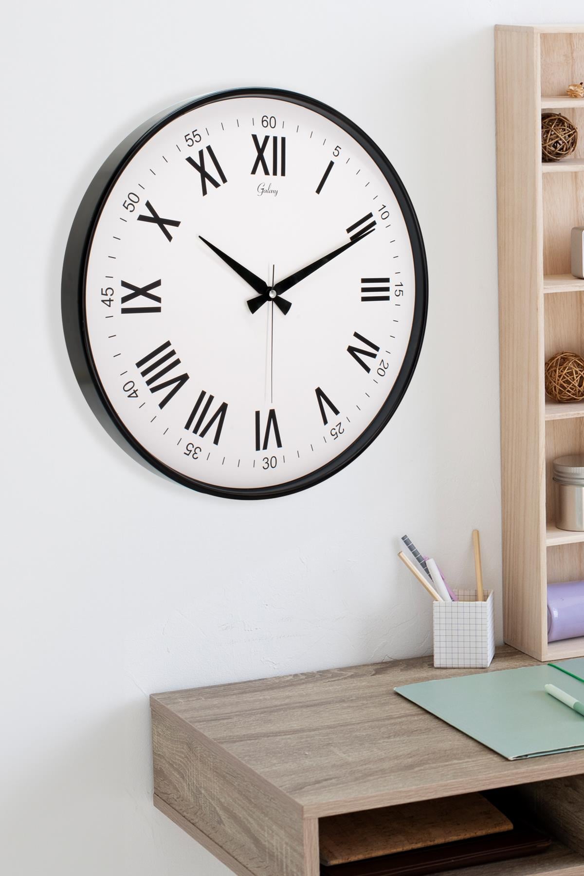 Rora Rakamlı Modern 41,5 cm Duvar Saati