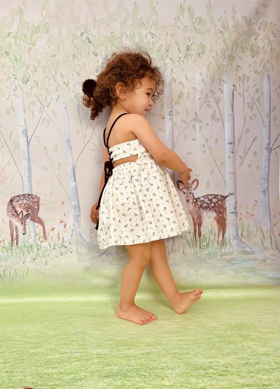 Daisy Sırt Detaylı Elbise