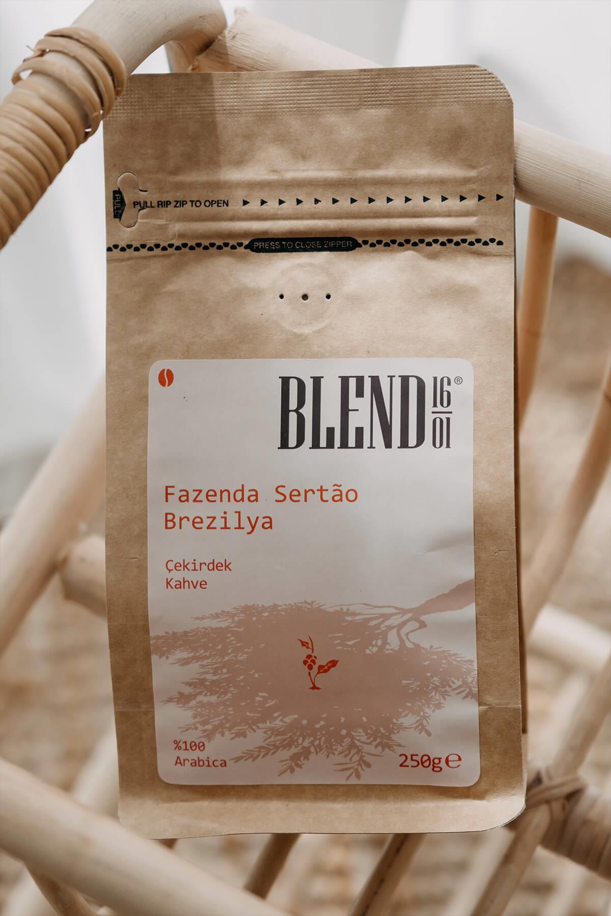 Brezilya Fazenda Sertao Çekirdek Kahve 250 g