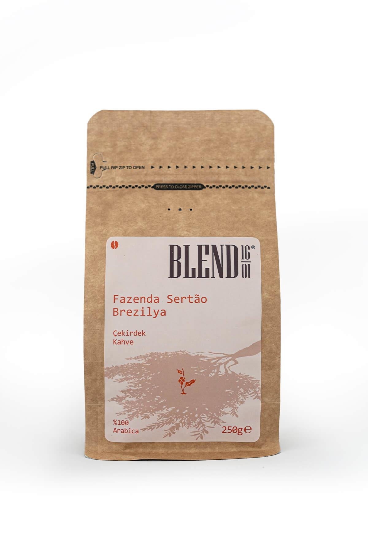 Brezilya Fazenda Sertao Çekirdek Kahve 250 g