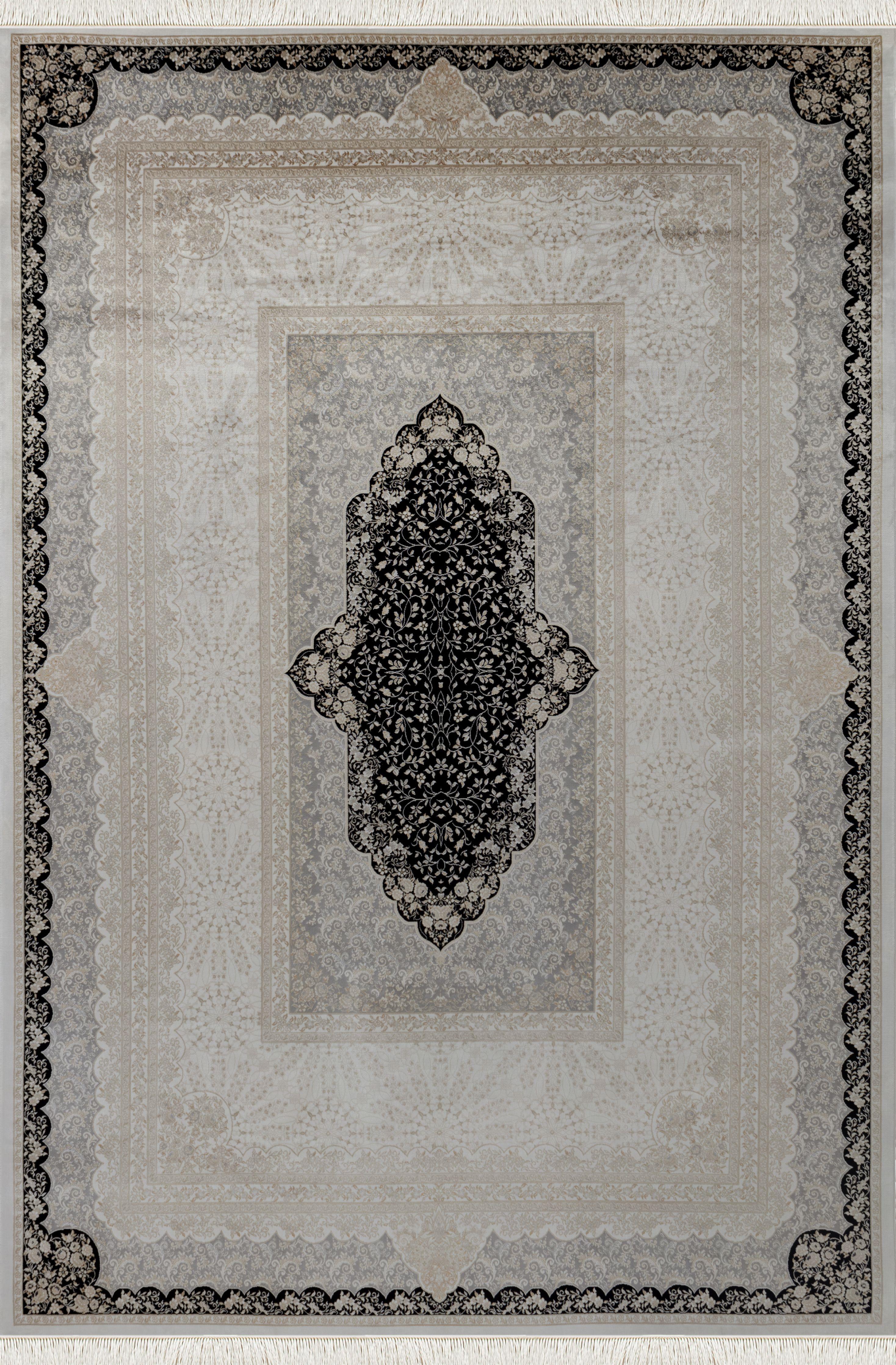 APEX HALI Vendome Palace 5411 Siyah Krem Makine Halıları