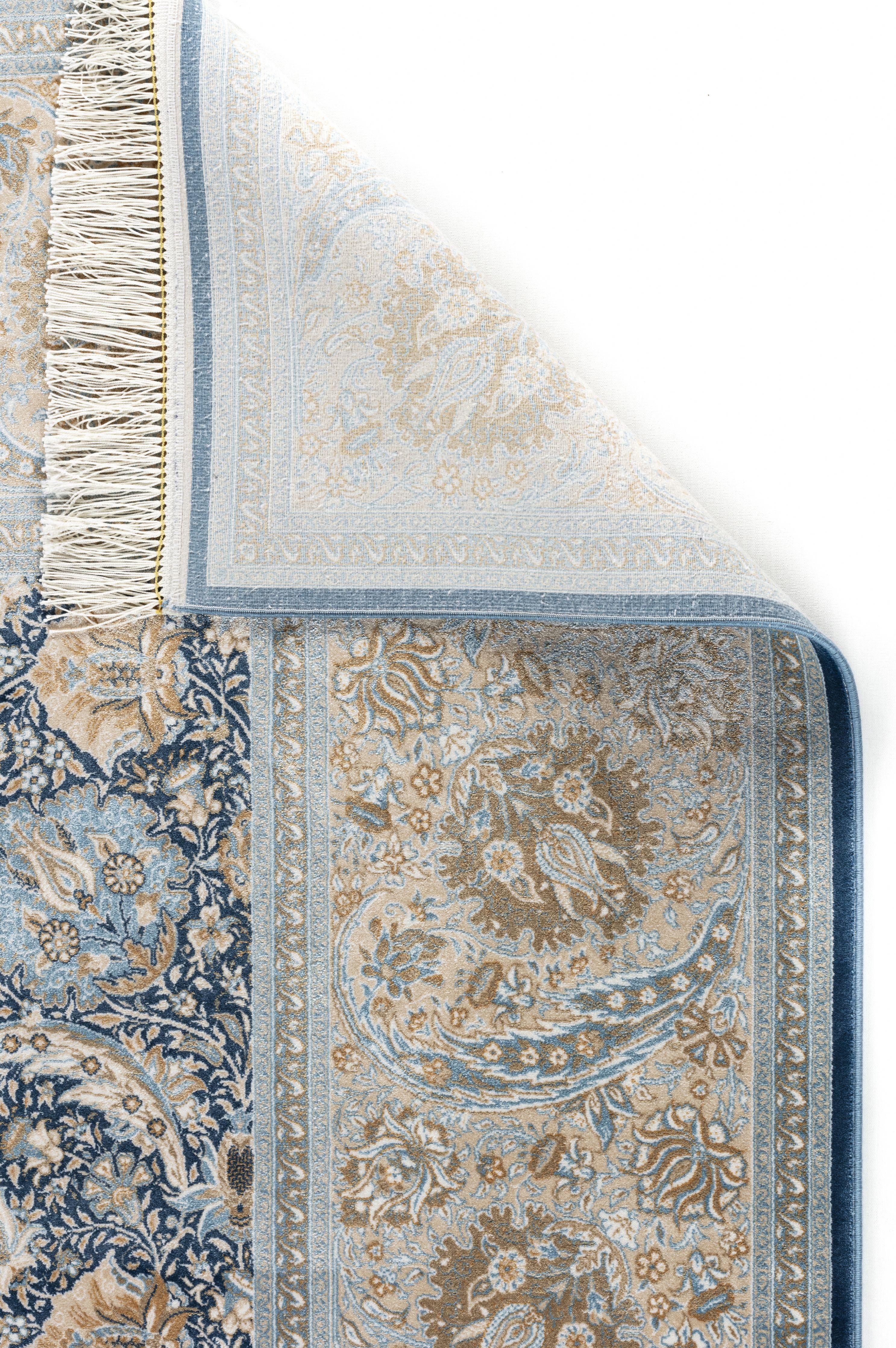 APEX HALI Vendome Palace 5451 Mavi Krem Makine Halıları