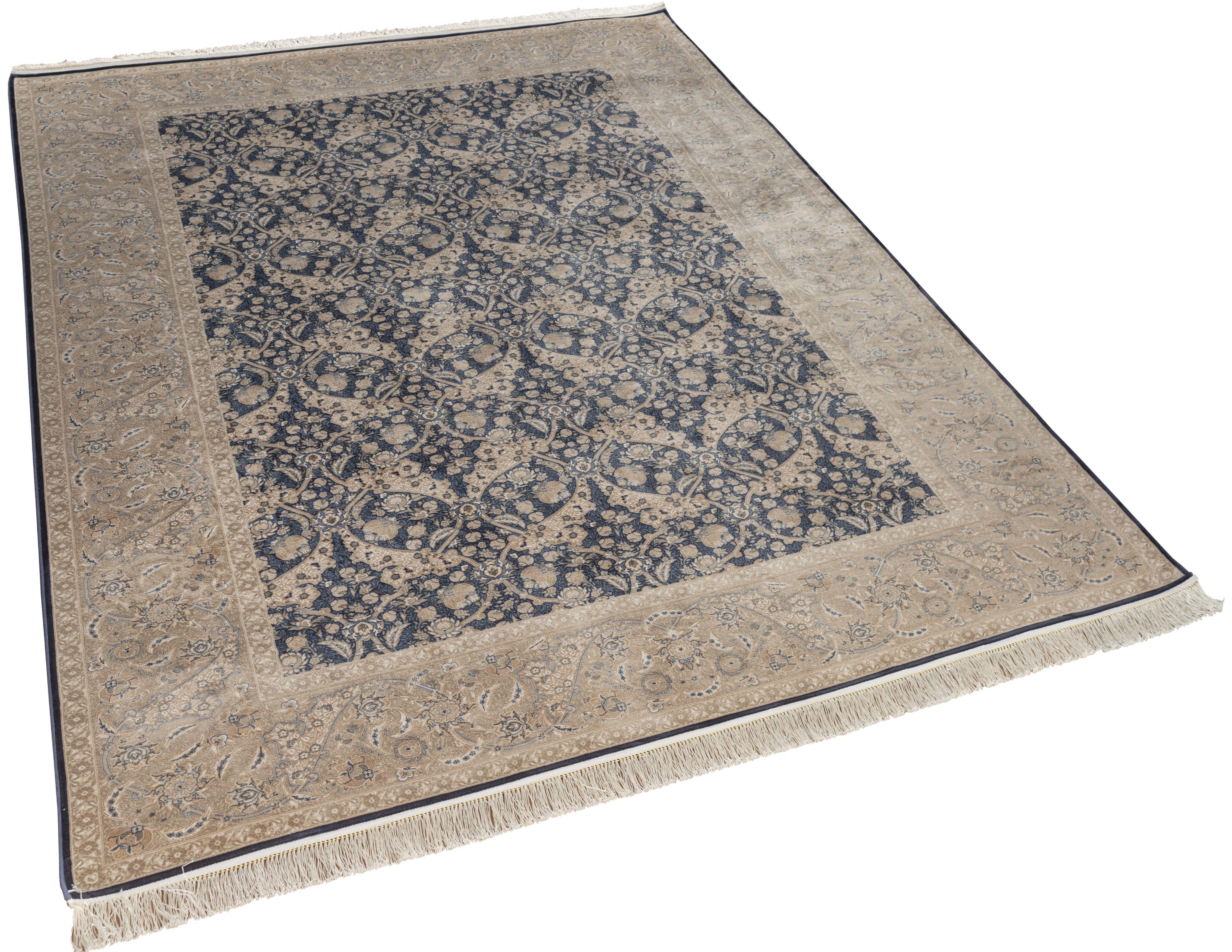 APEX HALI Vendome Palace 5461 Lacivert Krem Makine Halıları