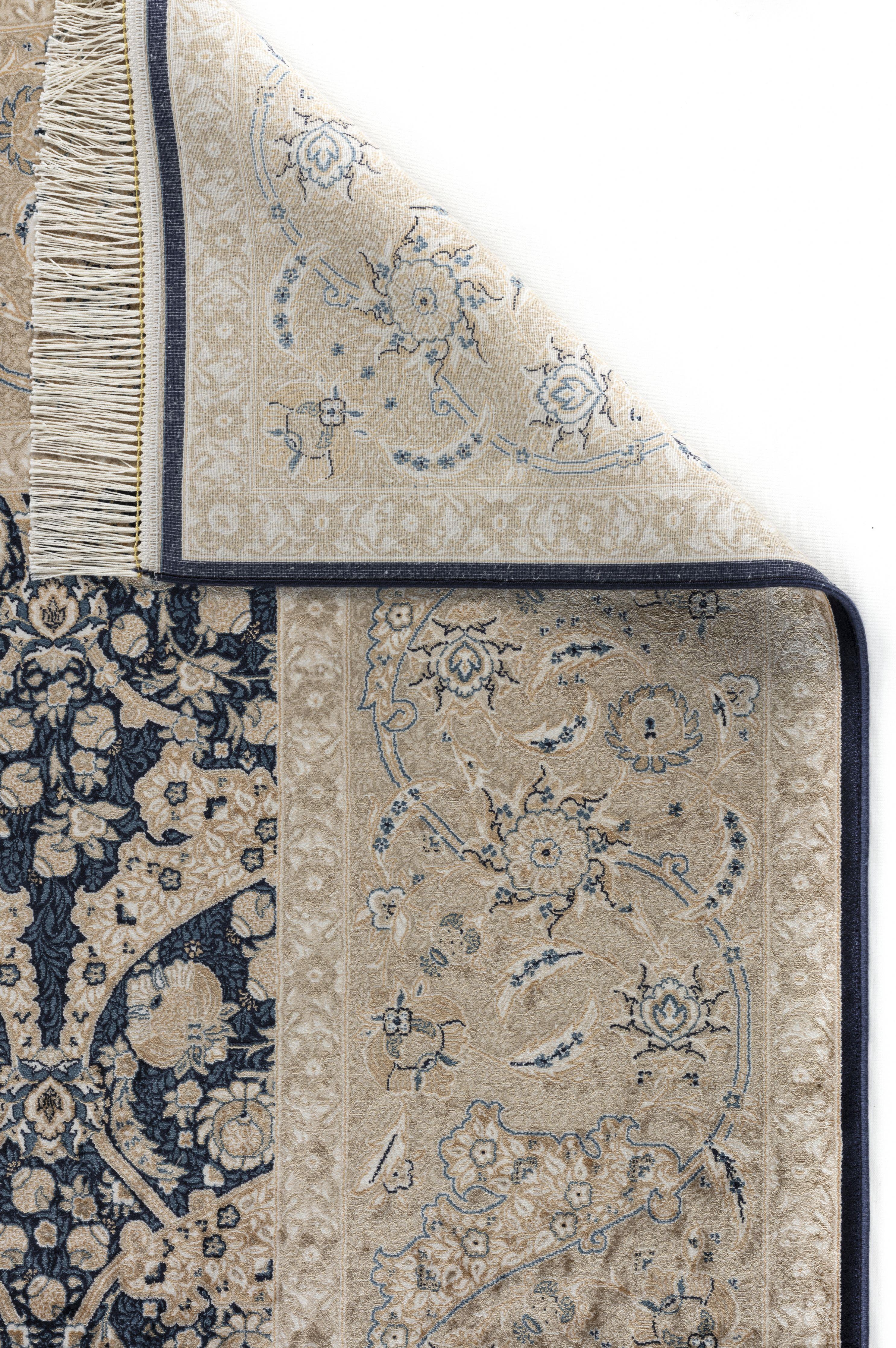 APEX HALI Vendome Palace 5461 Lacivert Krem Makine Halıları