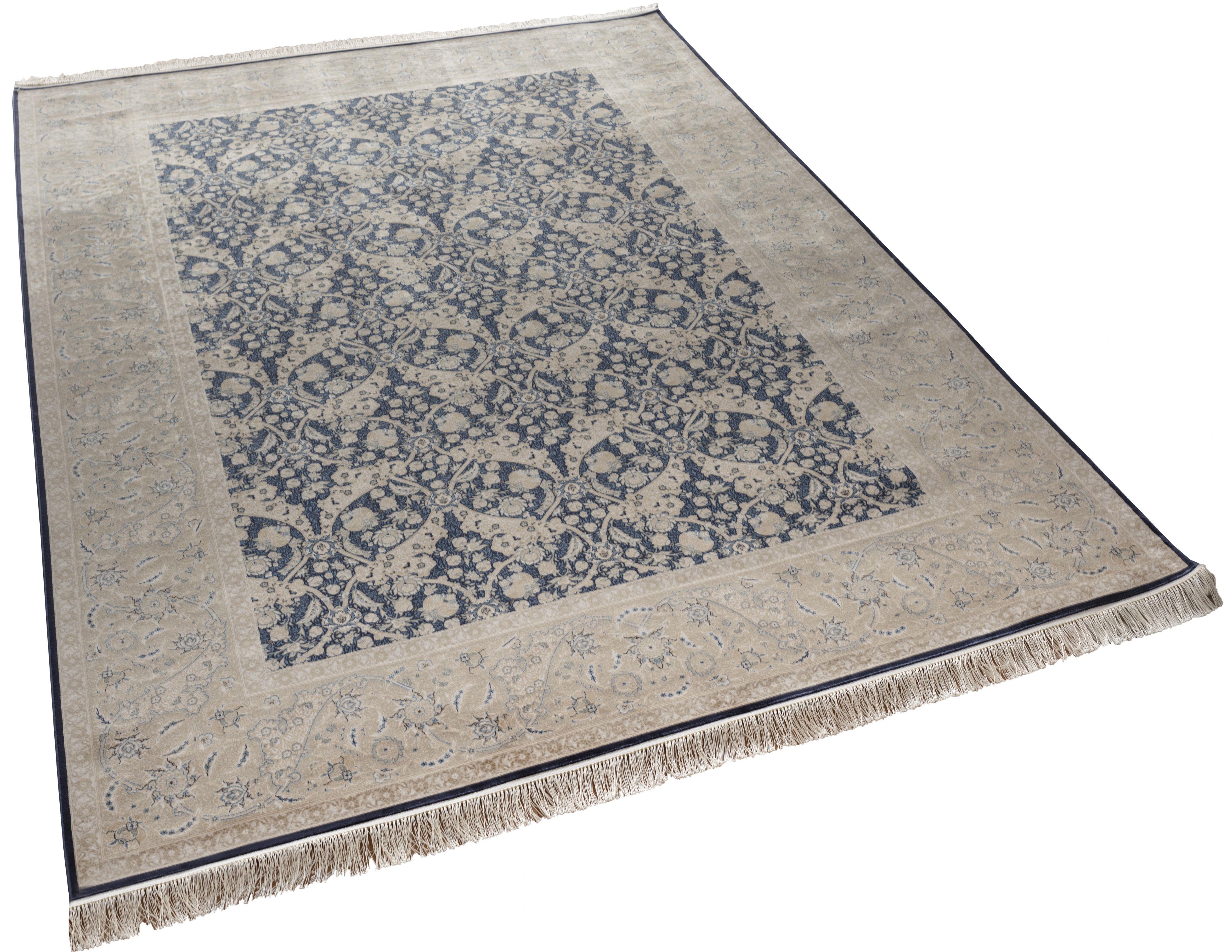 APEX HALI Vendome Palace 5461 Lacivert Krem Makine Halıları