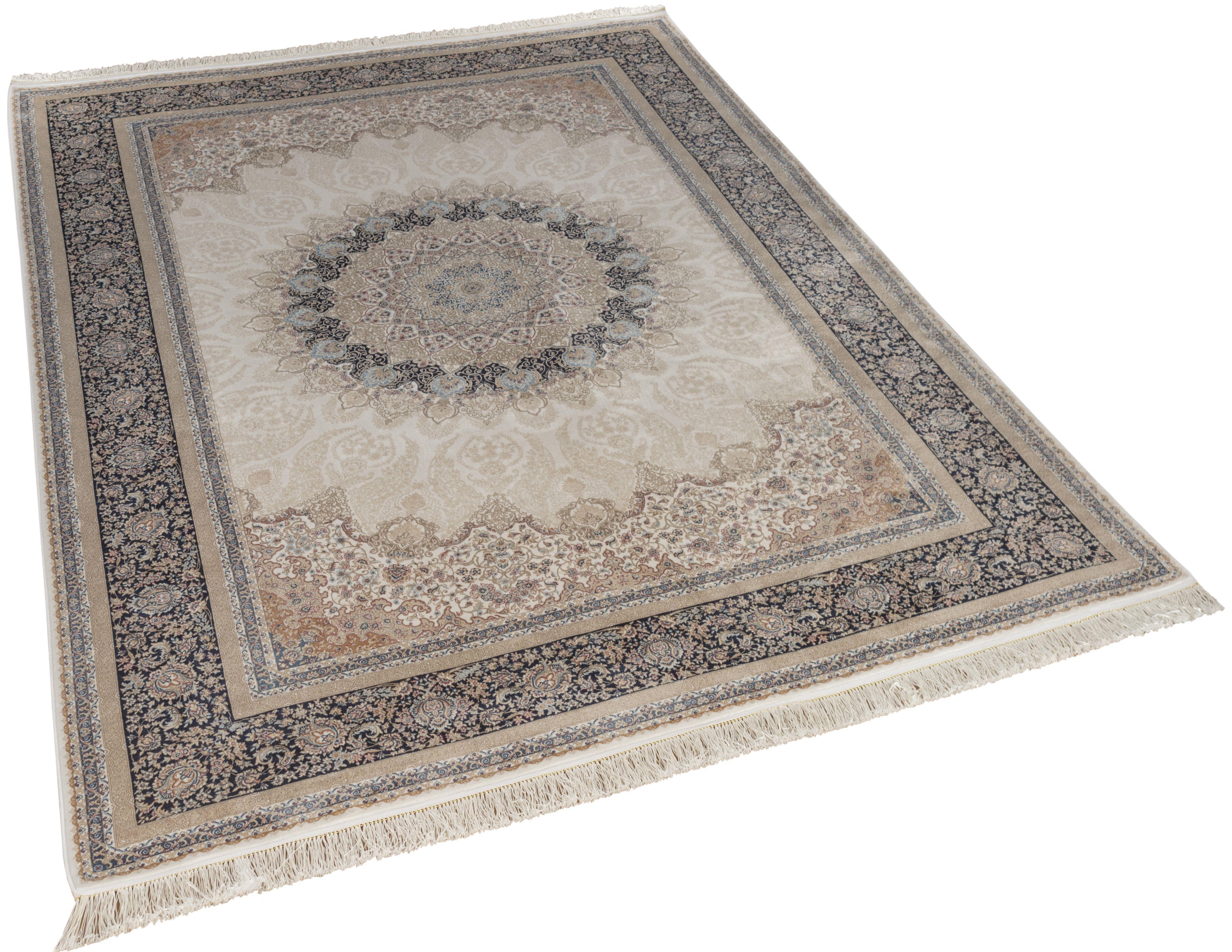 APEX HALI Vendome Palace 5471 Lacivert Krem Makine Halıları