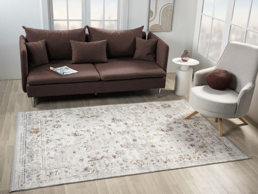 ÇAM Halı ARVEL AR001A Beyaz Multi Koridor Halısı Mutfak Halısı Salon Halısı